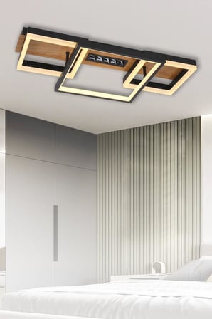 Eray Aydınlatma L002-3 Siyah Kahve Led Avize