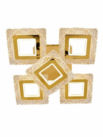Eray Aydınlatma A016-4+1 Sarı Dimmer Kumandalı Led Avize