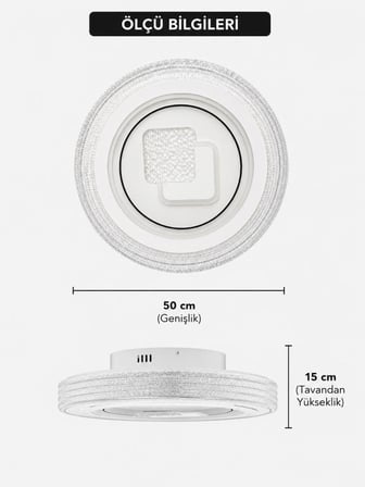 Eray Aydınlatma 634-2 Plofonyer Led Avize