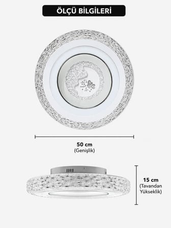Eray Aydınlatma 624-2 Plofonyer Led Avize