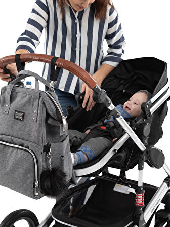 Wellgro Anne Bebek Bakım Çantası Siyah