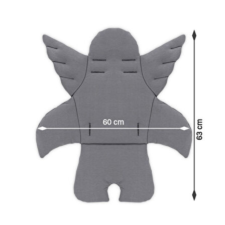 Wellgro Angel Wings Melek Kanatlı Çok Amaçlı Minder-Ekru