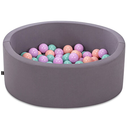 Wellgro Bubble Pops Gri Top Havuzu-Mint/Pembe/Lila