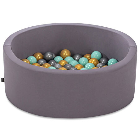 Wellgro Bubble Pops Gri Top Havuzu-Gri/Gold/Mint