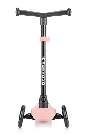 Wellgro Işıklı 3 Tekerli Yükseklik Ayarlı Scooter, Pembe