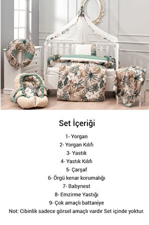 Wellgro 9 Parça Hoşgeldin Bebeğim Seti, Tropical