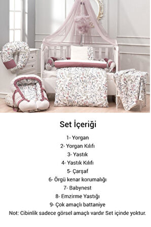 Wellgro 9 Parça Hoşgeldin Bebeğim Seti, Flower