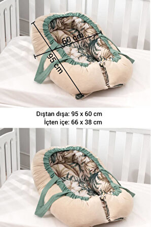 Wellgro Tropical Babynest Bebek Yatağı Anne Yanı Bebek Yatağı