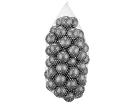 Wellgro 7 Cm Top Havuzu Topu 150 Adet Gold, Beyaz, Gümüş