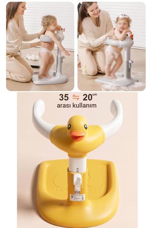 Wellgro HoldMe Bebek Banyo Duş Standı Sarı
