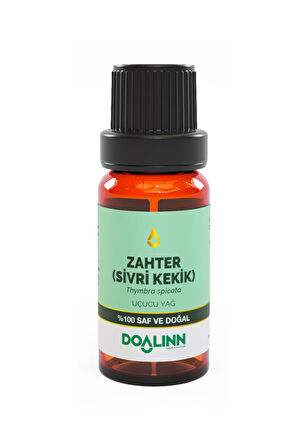 Zahter (Sivri Kekik) Uçuçu Yağı (Thymbra spicata) 10 ml.