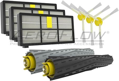 AeroFlow iRobot Roomba 800 & 900 Serisi Uyumlu Aksesuar Seti