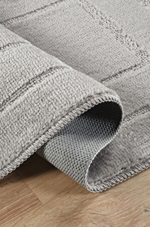 Doğal Kaymaz Taban Banyo Paspas Seti Uzun Ömürlü Yumuşak Dokulu Su Emici Yıkanabilir Çerçeve Set 50x80-50x40