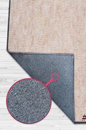 Homshtag Okumaya Aşığım Pamuklu Dokuma Tabanlı Yıkanabilir Kaymaz Dekoratif Kitap Sever Halısı