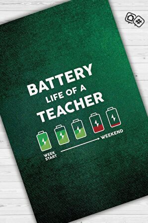 Homshtag Öğretmenin Haftası Pamuklu Dokuma Tabanlı Yıkanabilir Kaymaz Öğretmen  Halısı