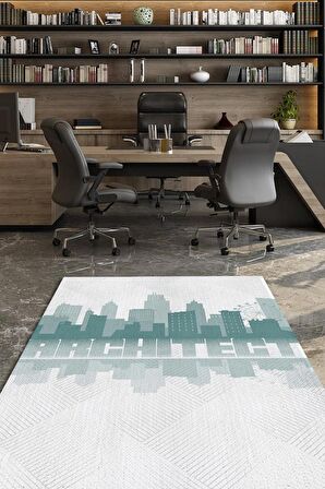 Homshtag Mimarlık Dokuma Tabanlı Yıkanabilir Kaymaz Mimar Halısı