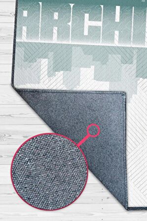 Homshtag Mimarlık Dokuma Tabanlı Yıkanabilir Kaymaz Mimar Halısı