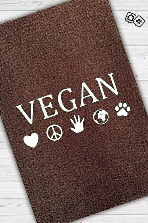 Homshtag Vegan Dokuma Tabanlı Yıkanabilir Kaymaz Vegan Halısı
