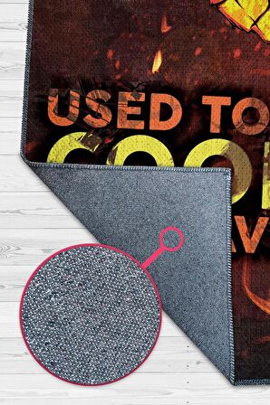 Homshtag Hayat Kurtaran Tava Dokuma Tabanlı Yıkanabilir Kaymaz Gamer Halısı