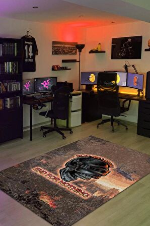 Homshtag Toplamak İçin Oyna Dokuma Tabanlı Yıkanabilir Kaymaz Gamer Halısı