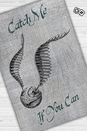 Homshtag Beni Yakala Dokuma Tabanlı Yıkanabilir Kaymaz Harry Potter Film Halısı