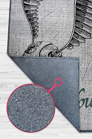 Homshtag Beni Yakala Dokuma Tabanlı Yıkanabilir Kaymaz Harry Potter Film Halısı