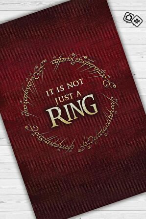 Homshtag Bir Yüzükten Daha Fazlası Dokuma Tabanlı Yıkanabilir Kaymaz Yüzüklerin Efendisi Film Halısı