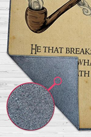 Homshtag Hikmetin Yolu Dokuma Tabanlı Yıkanabilir Kaymaz Yüzüklerin Efendisi Film Halısı