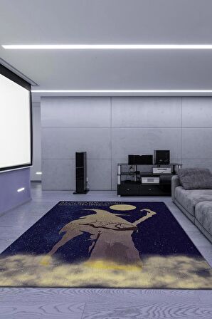Homshtag Gandalf Dokuma Tabanlı Yıkanabilir Kaymaz Yüzüklerin Efendisi Film Halısı