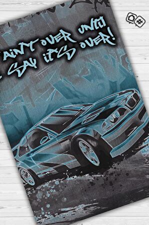 Homshtag Ben Bitti Demeden Bitmez Dokuma Tabanlı Yıkanabilir Kaymaz Gamer Halısı