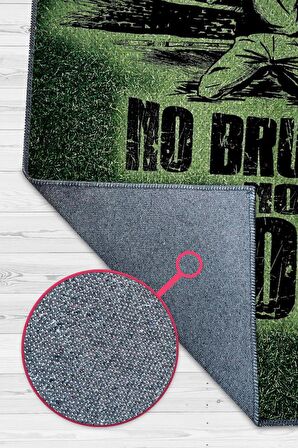 Homshtag Sahadaki Zafer Dokuma Tabanlı Yıkanabilir Kaymaz Gamer Halısı