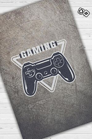 Homshtag Gaming Dokuma Tabanlı Yıkanabilir Kaymaz Gamer Halısı