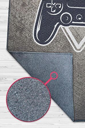 Homshtag Gaming Dokuma Tabanlı Yıkanabilir Kaymaz Gamer Halısı