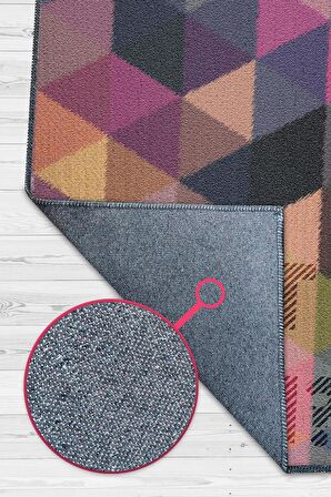 Homshtag Şimdi Değilse Ne Zaman Pamuklu Dokuma Tabanlı Yıkanabilir Kaymaz Dekoratif Ev Halısı