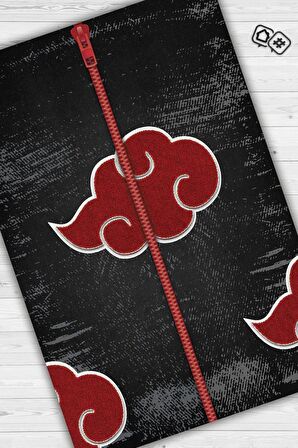 Homshtag Akatsuki Dokuma Tabanlı Yıkanabilir Kaymaz Anime Severler Halısı