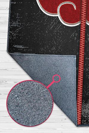 Homshtag Akatsuki Dokuma Tabanlı Yıkanabilir Kaymaz Anime Severler Halısı