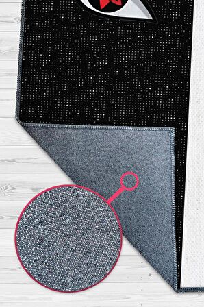 Homshtag Mangekyo Rinnegan Dokuma Tabanlı Yıkanabilir Kaymaz Anime Severler Halısı