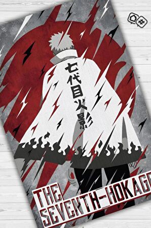 Homshtag Yedinci Hokage Oldum Dokuma Tabanlı Yıkanabilir Kaymaz Anime Severler Halısı