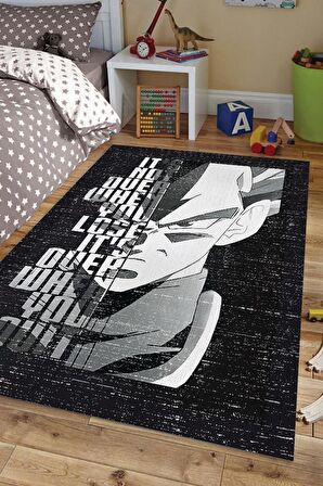 Homshtag Kranalığa Doğru Dokuma Tabanlı Yıkanabilir Kaymaz Anime Severler Halısı