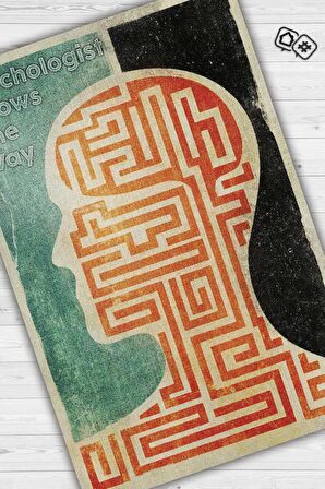 Homshtag Psikolog Yolu Gösterir Pamuklu Dokuma Tabanlı Yıkanabilir Kaymaz Dekoratif Halı