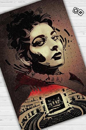 Homshtag Maria Callas Pamuklu Dokuma Tabanlı Yıkanabilir Kaymaz Dekoratif Halı
