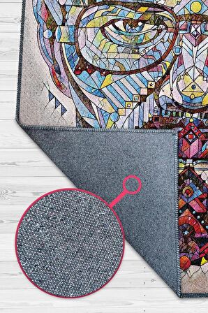 Homshtag Walterin Zihni Tabanlı Yıkanabilir Breaking Bad Halısı