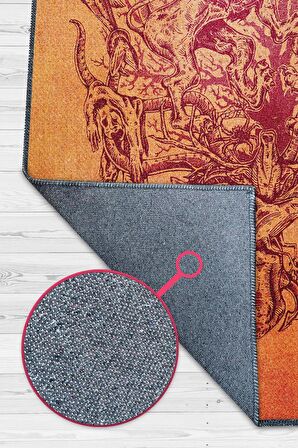 Homshtag Aileler Tabanlı Yıkanabilir Breaking Bad Halısı