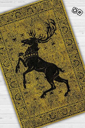 Homshtag Baratheon Hanedanı Tabanlı Yıkanabilir Game Of Thrones Halısı