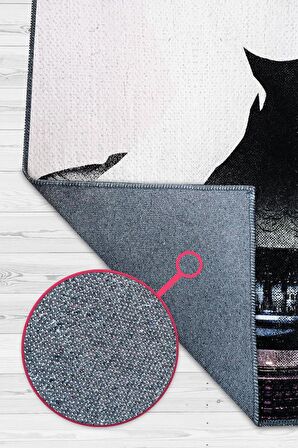 Homshtag Callas Pamuklu Dokuma Tabanlı Yıkanabilir Kaymaz Dekoratif Halı