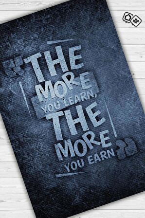 Homshtag Çok Öğren Çok Kazan Pamuklu Dokuma Tabanlı Yıkanabilir Dekoratif Home Office Halısı