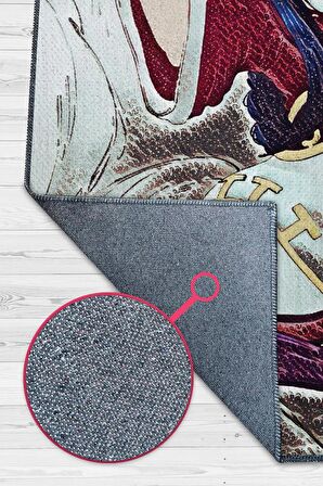 Homshtag Ahri Dokuma Tabanlı Yıkanabilir Gamer Halısı