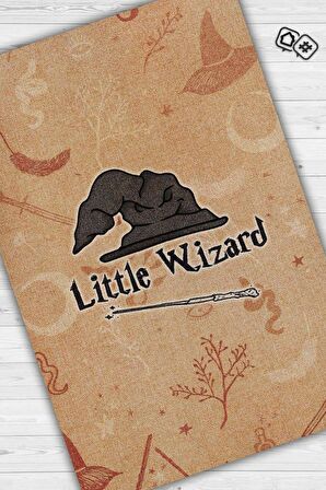 Homshtag Küçük Sihirbaz Dokuma Tabanlı Yıkanabilir Kaymaz Harry Potter Film Çocuk Odası Halısı