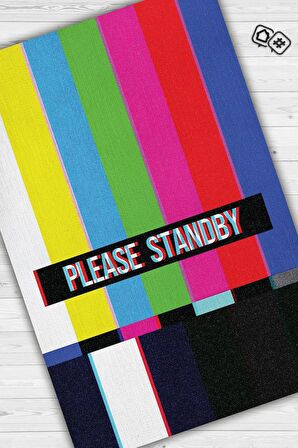 Homshtag Standby Pamuklu Dokuma Tabanlı Yıkanabilir Kaymaz Dekoratif Ev Halısı