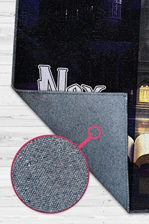 Homshtag Lumos Nox Dokuma Tabanlı Yıkanabilir Kaymaz Harry Potter Film Halısı